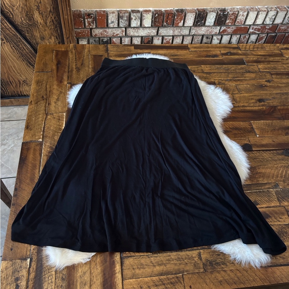 Chico's Classic Black Maxi Skirt